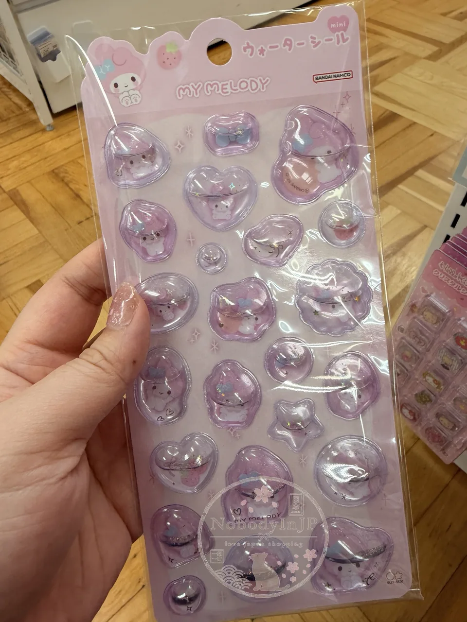 Sanrio水入半立體mini貼紙 特價