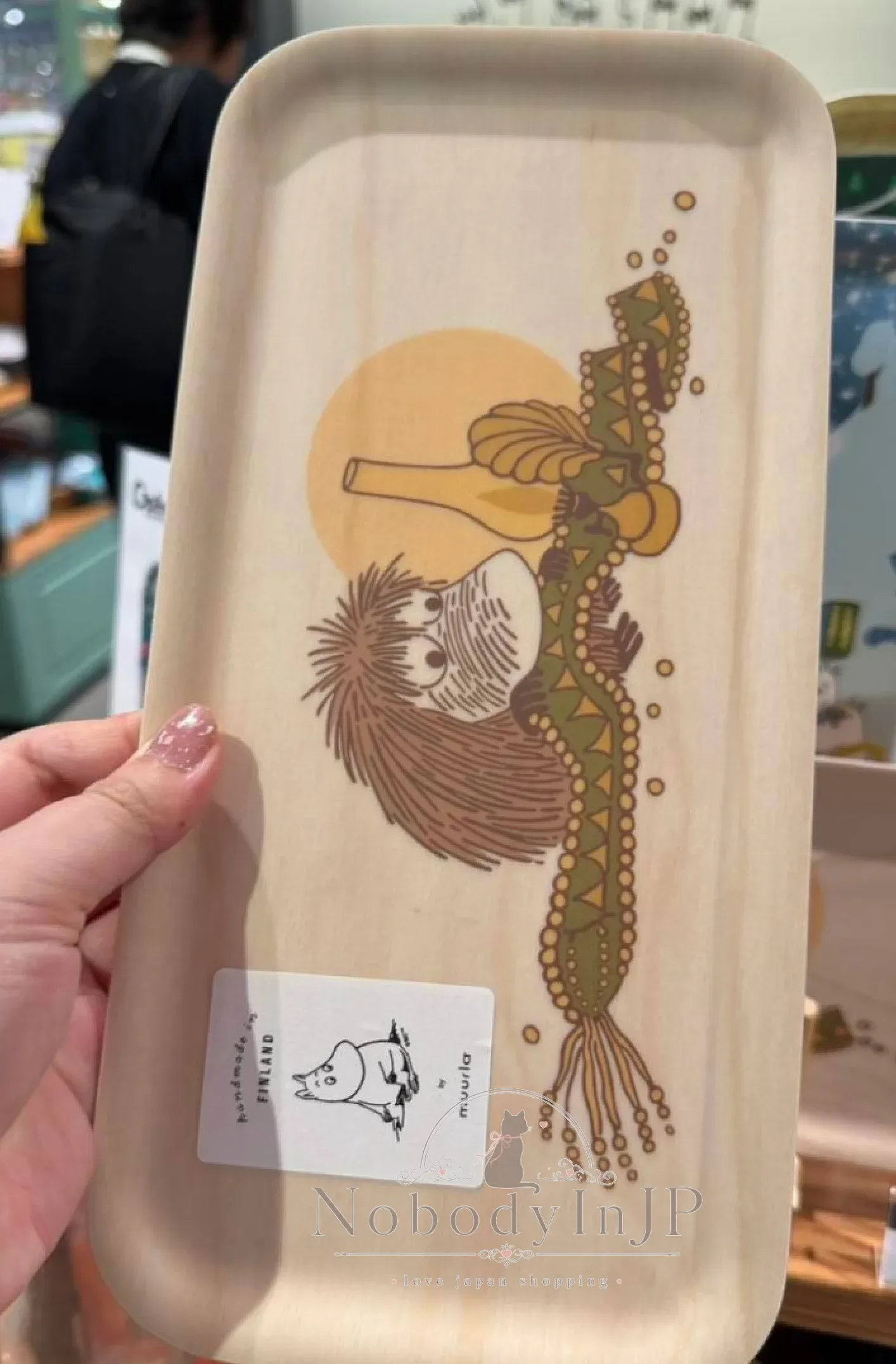 Moomin嚕嚕米Muurla芬蘭樺木托盤