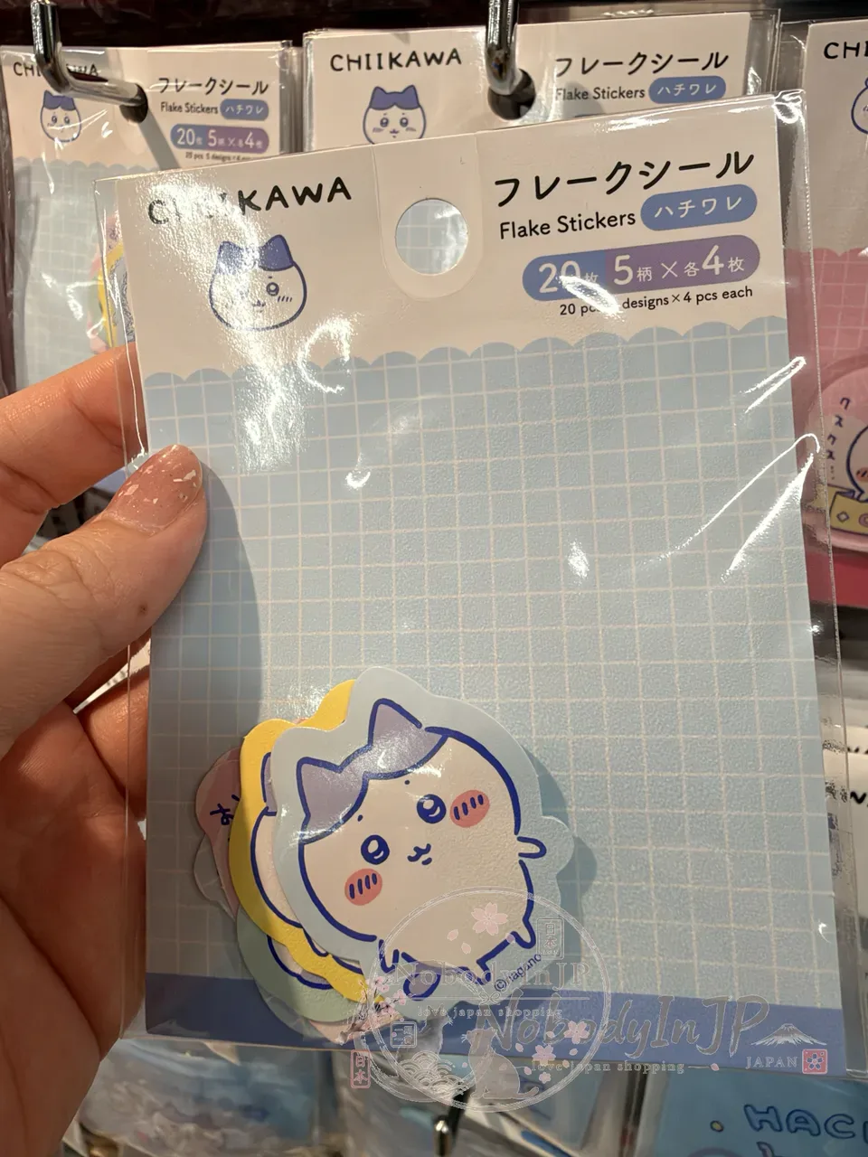 DAISO X 吉伊卡哇聯名五款圖案各4枚貼紙組