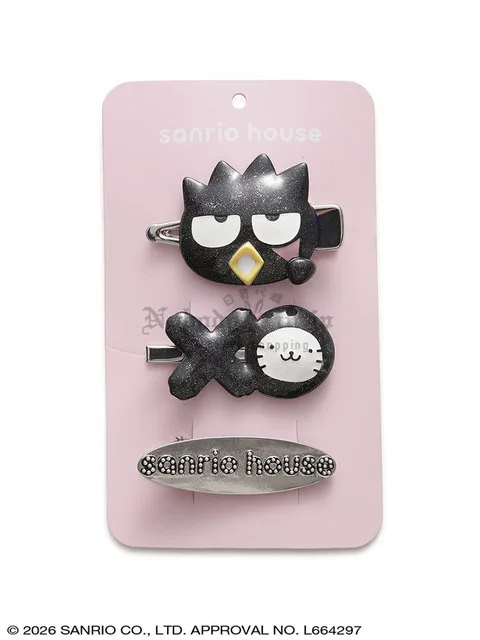 Sanrio house 3入髮夾組