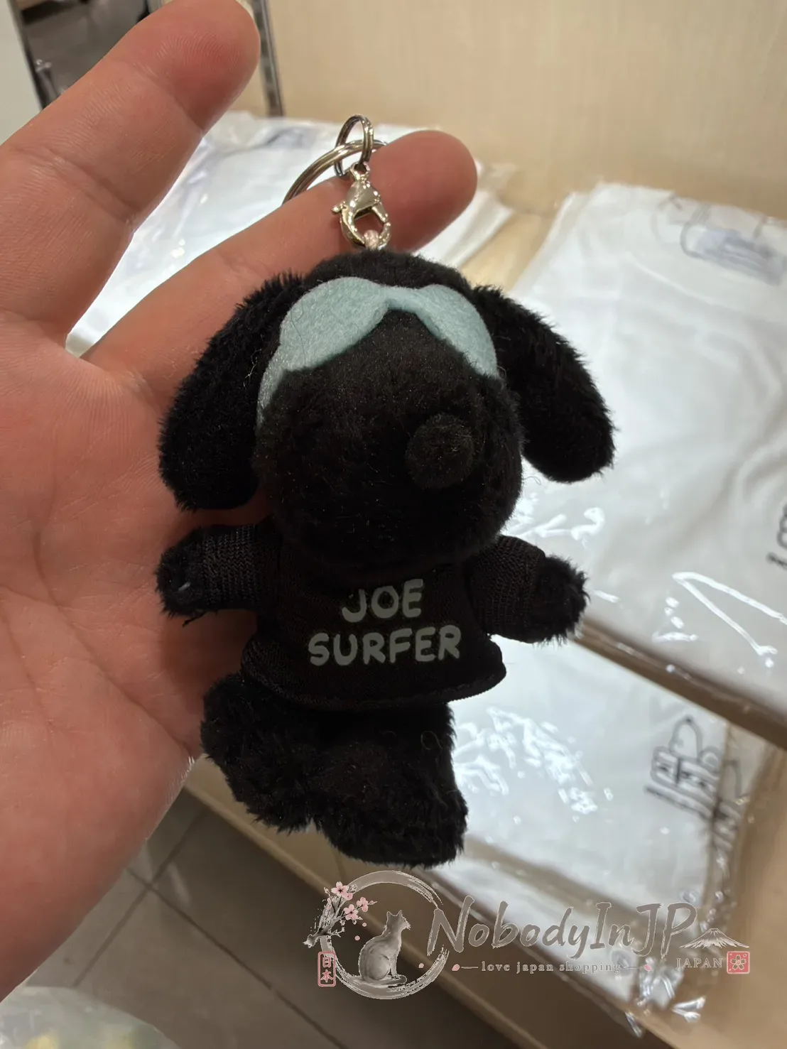 銀座三越SNOOPY期間限定展沖浪系列絨毛吊飾