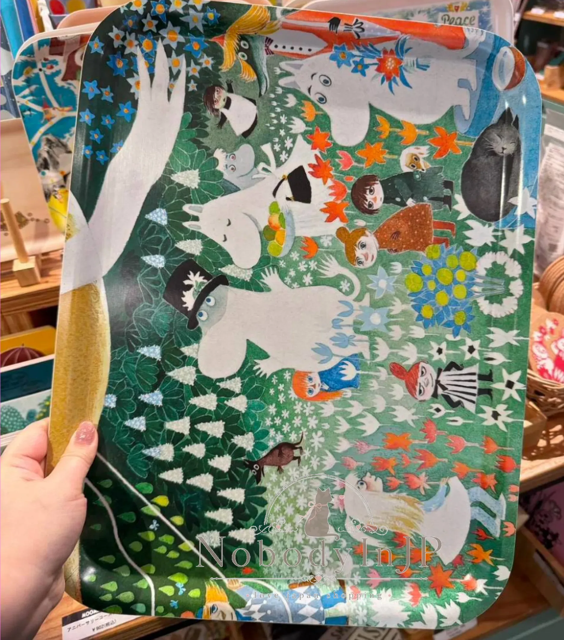 Moomin嚕嚕米Muurla芬蘭樺木托盤