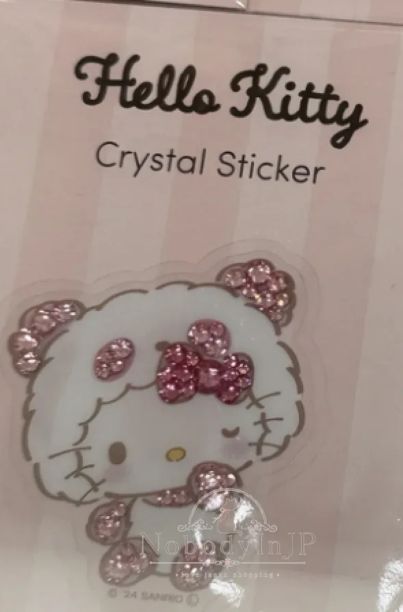 Sanrio 水鑽點綴透明貼紙