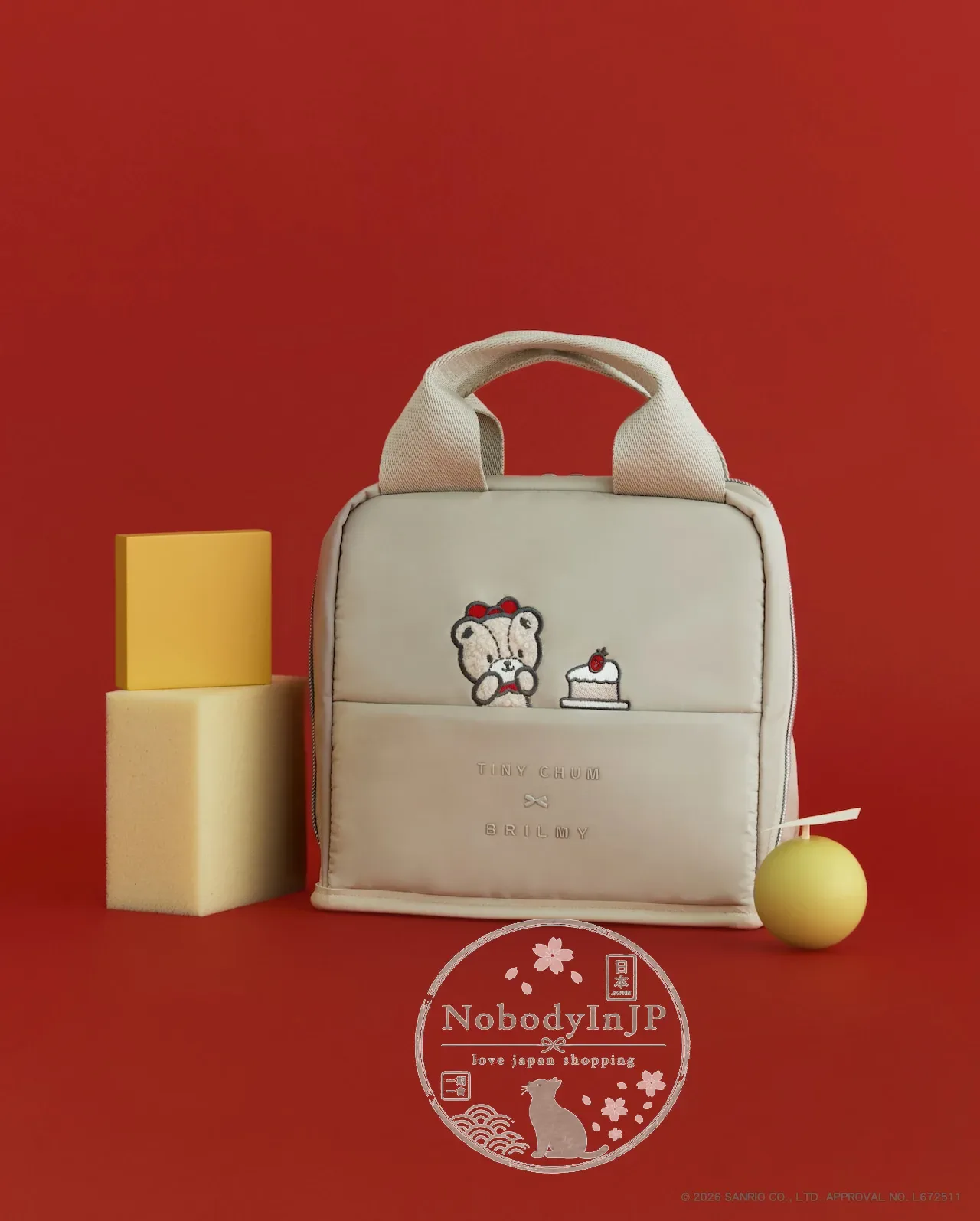 BRILMY x Sanrio kitty 大開口手提化妝包雜誌附錄
