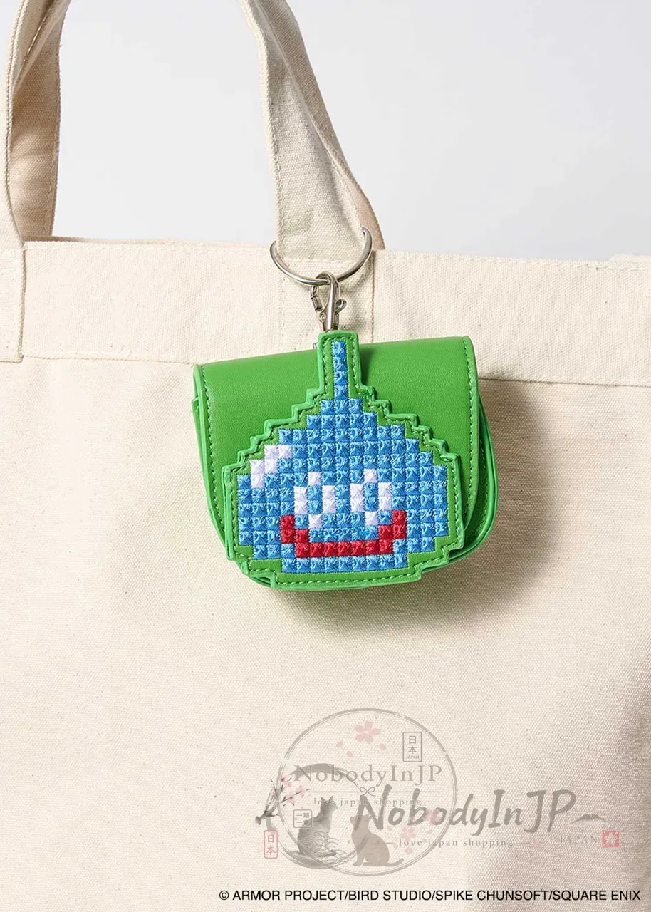 graniph 勇者鬥惡龍合皮刺繡掛包