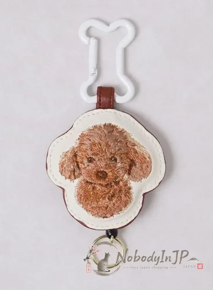 FLOWERING犬系刺繡伸縮繩吊飾 特價