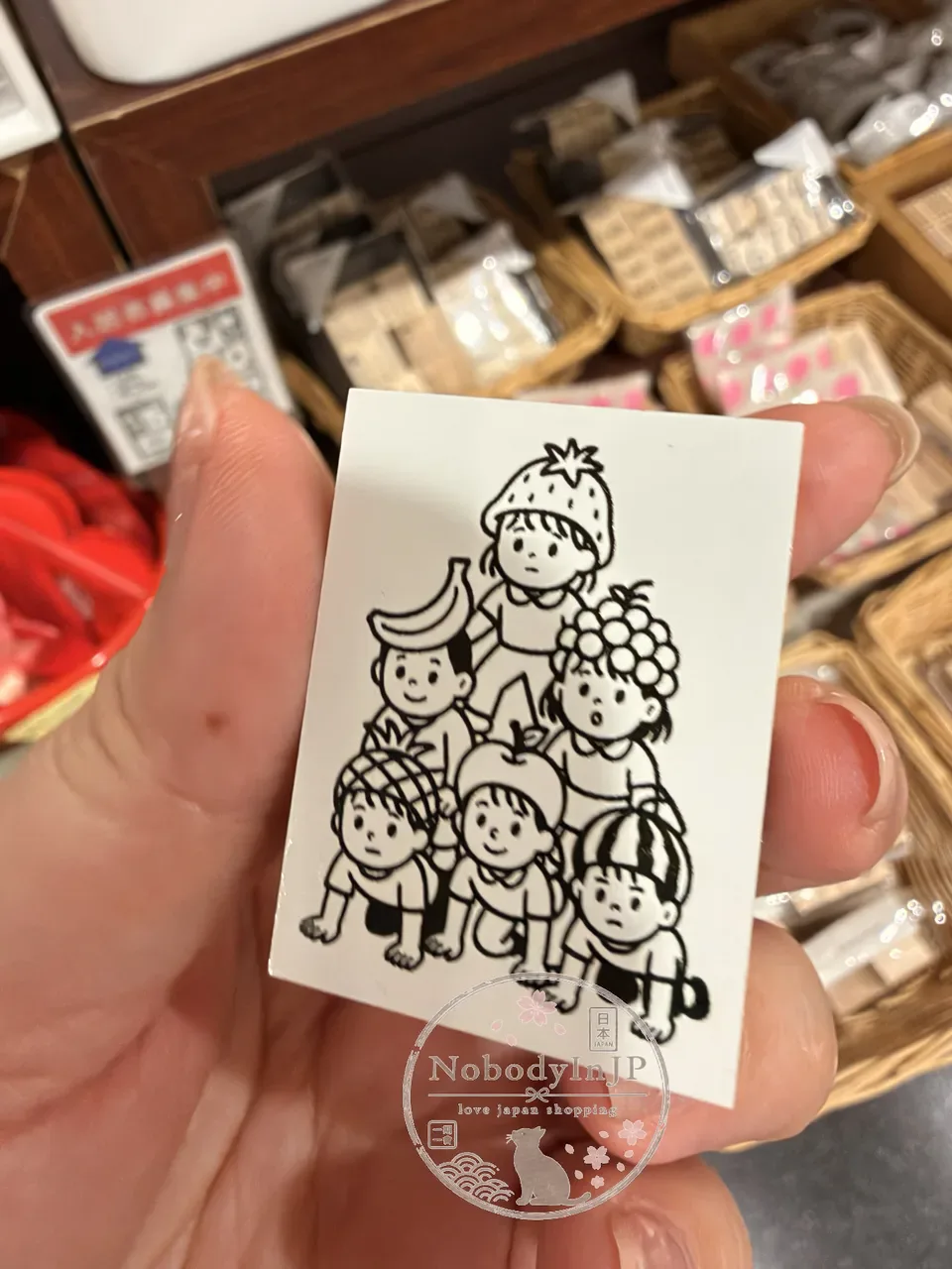 文具藝人 Junko水果小朋友單入印章