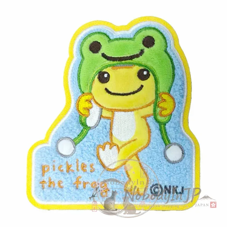 萌蛙匹克青蛙頭戴青蛙帽系列行李箱貼紙