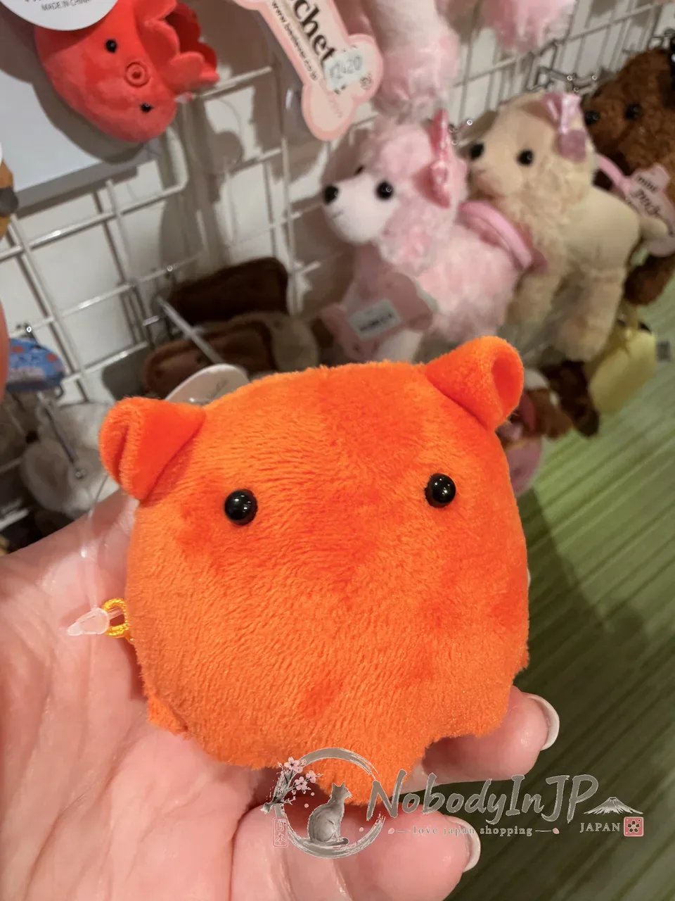 可愛動物絨毛磁鐵