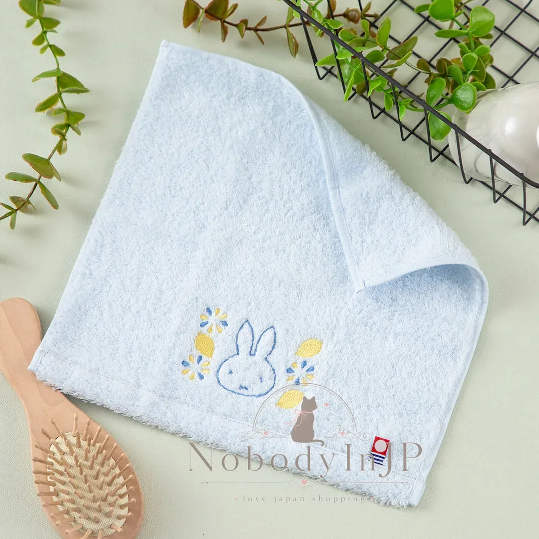 Flower Miffy米菲兔日本製西川今治迷你方巾