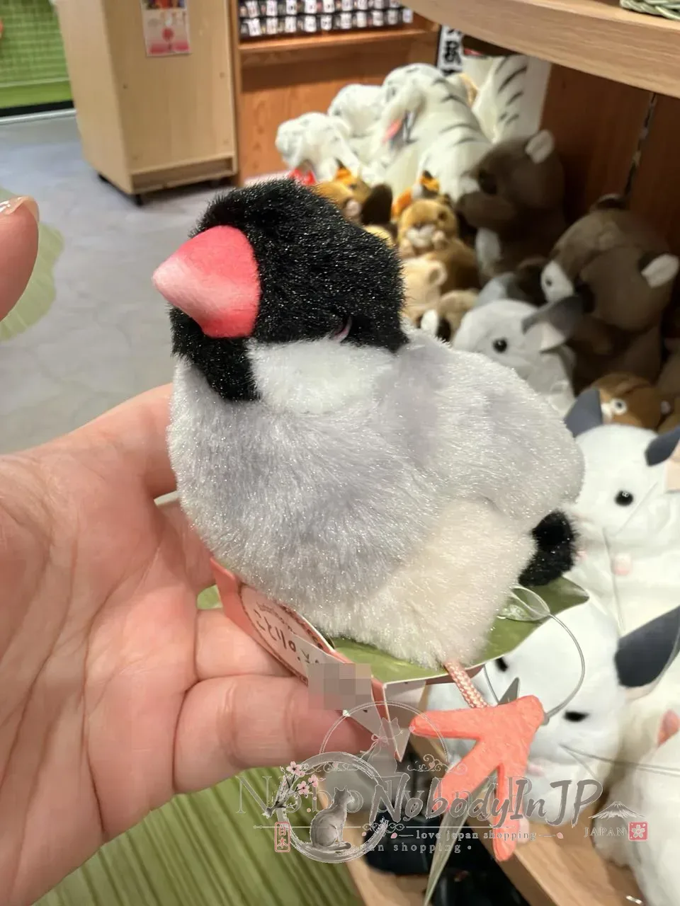 吉德掌上鳥類絨毛娃娃