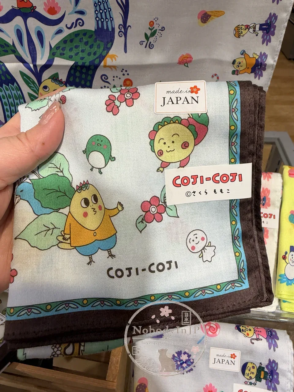 櫻桃子可吉可吉COJI-COJI日本製童話王國的居民手帕