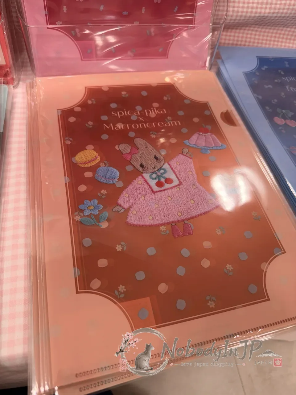 Sanrio伊勢丹期間限定展刺繡風格A4資料夾