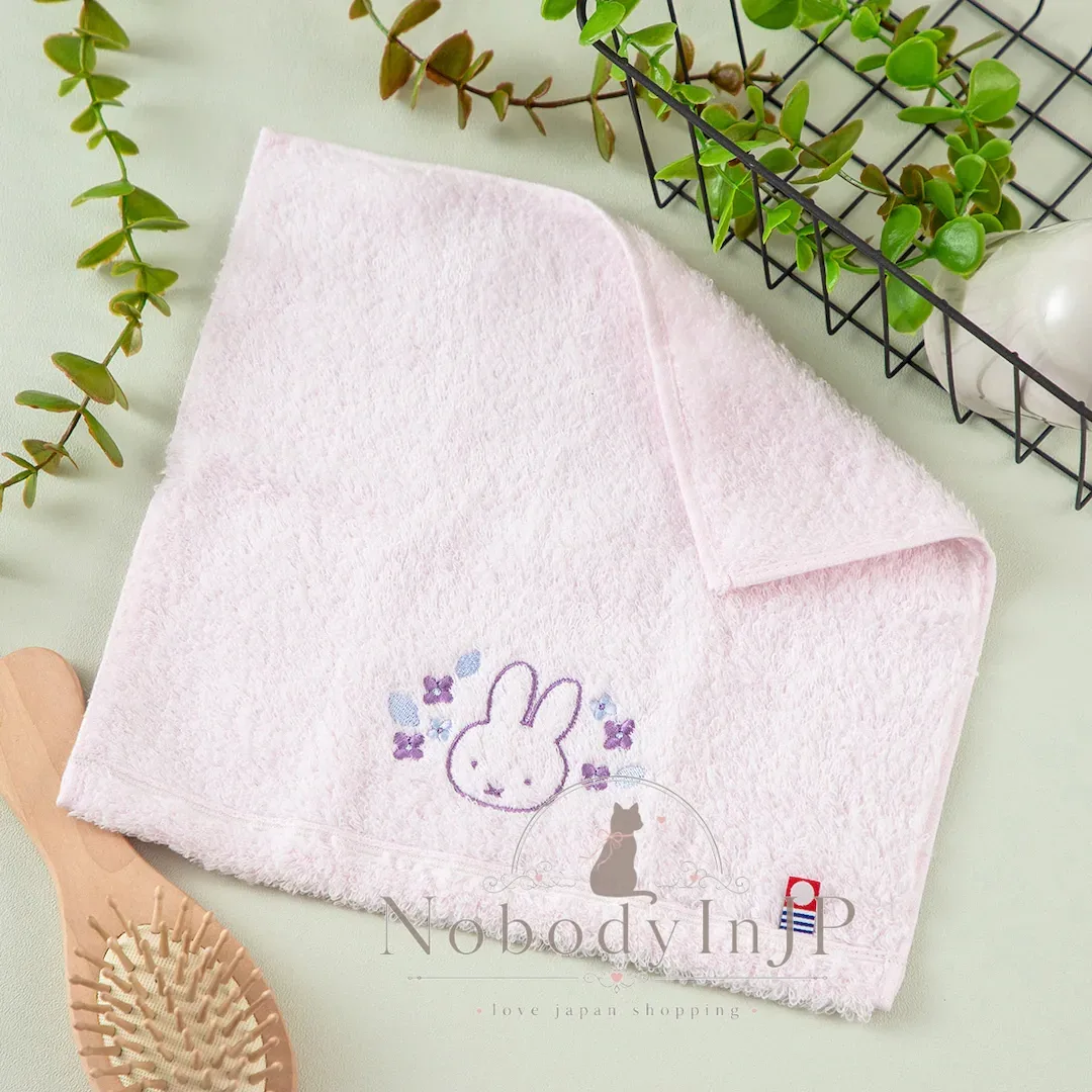 Flower Miffy米菲兔日本製西川今治迷你方巾