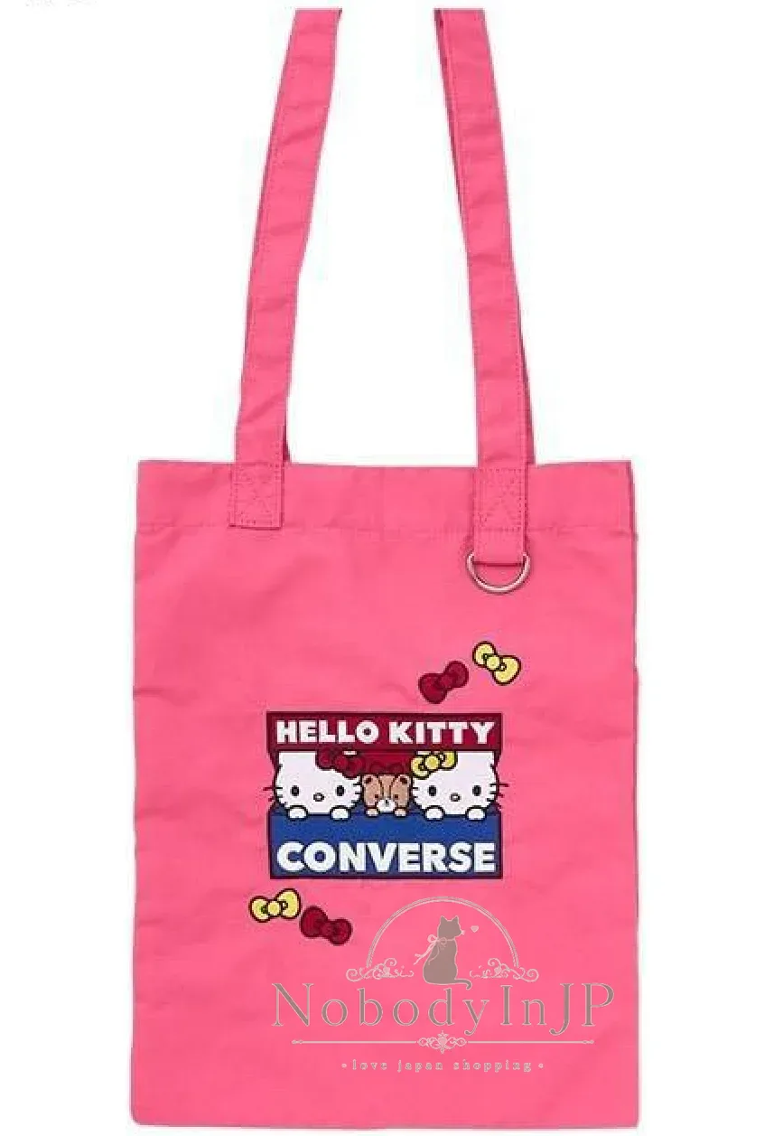 Sanrio x CONVERSE聯名PLAZA限定刺繍肩背包