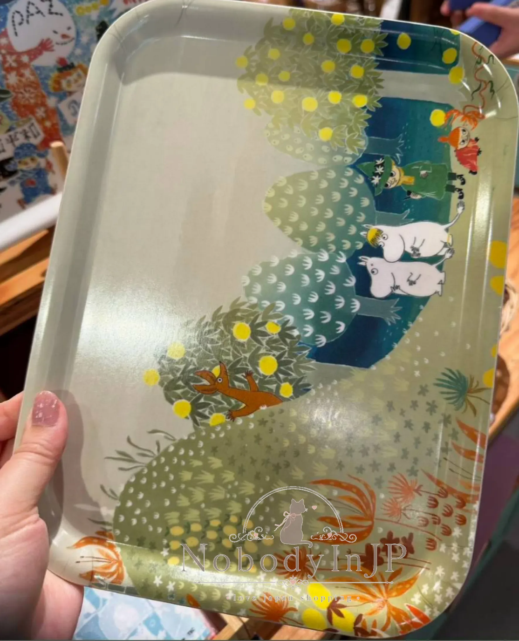 Moomin嚕嚕米Muurla芬蘭樺木托盤