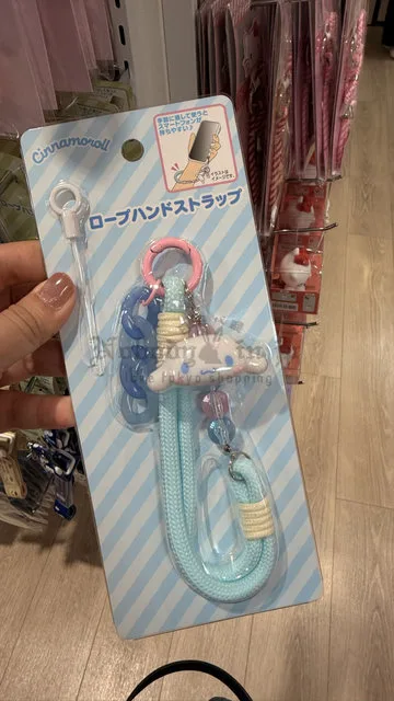 Sanrio粗繩+串珠手機手腕繩